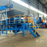 Machine de recyclage de pneus de voiture entièrement automatique Ligne de production Usine de recyclage de pneus en poudre de caoutchouc et d'asphalte