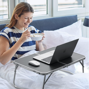 Mesa Portátil Plegable de Aluminio Moderna para Laptop y Cama, Ideal para Muebles de Exterior, Estudio, Lectura, Picnic y Desayuno - Product Image 3