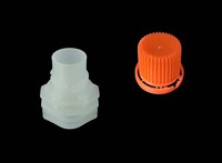 Capuchon de bec verseur en plastique couleur personnalisée avec diamètre de bec de 8,6 mm pour emballage souple de liquides alimentaires en pochette de marque