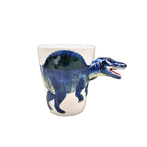 Caneca de cerâmica 3d de dinossauro, xícaras de café com forma de animal para bebida com alça - Product Image 3