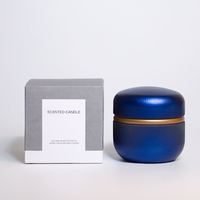 Oem Anpassung Private Label Aroma therapie getrocknete Blume Zinn Kerze Vegan handgemachte Hochzeits bevorzugungen Geschenke Gast Kerzen fabrik