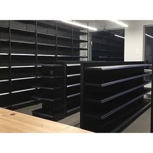 מדפי סופרמרקט חנות מכולת תצוגת מדפי דובאי מדפי מתכת כבד לבן דו צדדי עבור סופרמרקט - Product Image 6