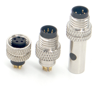 ขั้วต่อสกรูชนิดบัดกรีโลหะ <span class=keywords><strong>M8</strong></span>ขั้วต่อตัวหลังตัวเมีย3 4 5 6 8พินหัวต่อทองเหลืองขั้วต่อ <span class=keywords><strong>M8</strong></span> - Product Image 1