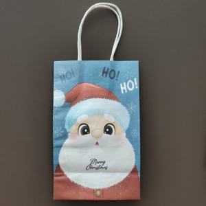 Bolsa de Papel Kraft Rosa de Lujo Personalizada, Hermoso Diseño de Logotipo, Estilo Clásico Ecológico para Regalos, Impresión Digital, Laminación - Product Image 2