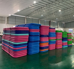 Piste de tumbling gonflable commerciale pour gymnastique, fabrication sur mesure avec logo, tapis de tumbling, sol gonflable, <span class=keywords><strong>airtrack</strong></span> - Product Image 6
