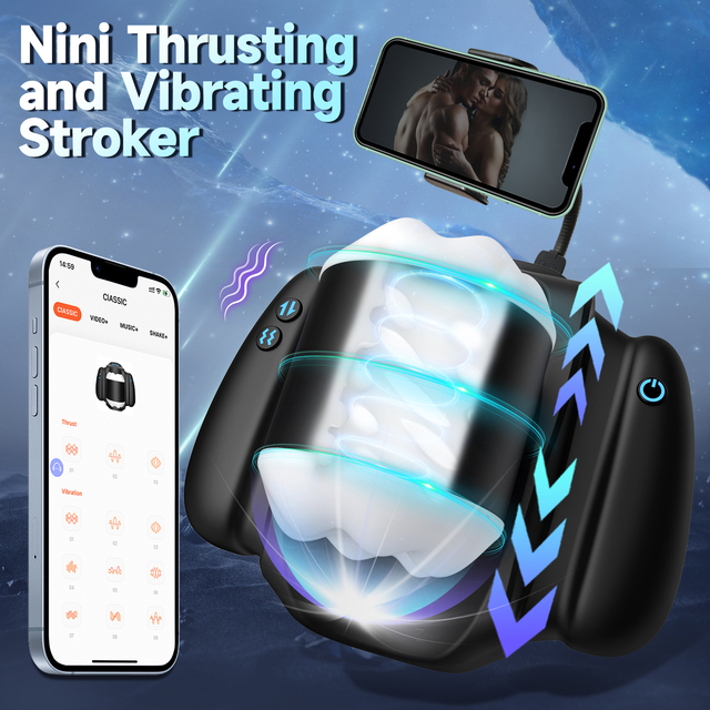 New Controller Airplane Cup Fully Automatic Telescopic APP Remote Control AI Intelligent Male Masturbator