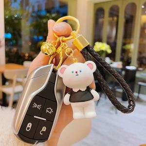 2024 New Arrival Promotion Gifts Kawaii Cute Cartoon Bear Soft PVC 3D <b>Custom</b> Logo <b>Keychain</b> - Product Image 4