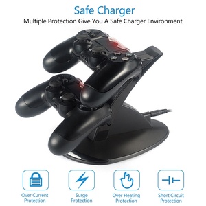 Estación de carga rápida con mango USB dual Cargador de soporte de salida de 5V para controlador Playstation 4 <span class=keywords><strong>PS4</strong></span> - Product Image 2
