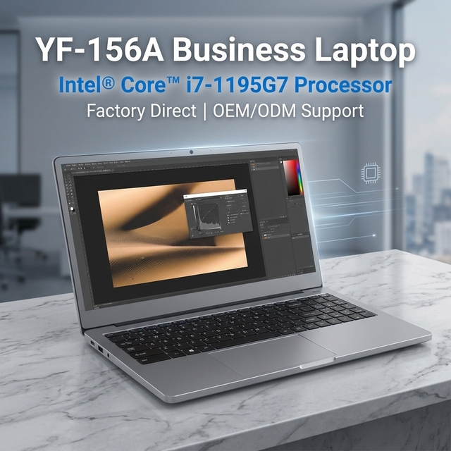 New Intel I7-1195G7 Quad-core Processor 15.6-inch Full HD Screen 128GB/256G/512G/1TB SSD Optional a Busine Laptop Computers