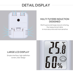 ABS oeuf incubateur thermomètre hygromètre mètre OEM intérieur extérieur température humidité moniteur affichage capteur pour une utilisation en chambre - Product Image 4