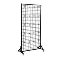 Présentoir de Magasin de Perruques en Métal Robuste Moderne Personnalisé à Simple Face, Étagères d'Affichage pour Extensions de Cheveux 4/8 Niveaux, Finition Poudrée