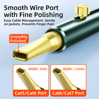 Herramienta Enderezadora de Cables de Red SIXIANTO - Desenreda y Suaviza Pares Trenzados de Forma Instantánea para Cables Ethernet Cat5e/Cat6