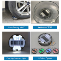 Balise routière solaire à 6 LED approuvée par la DPWH, G105 IL300, en aluminium, type œil de chat