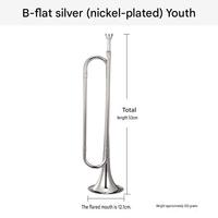 Manufacturer B-Flat and C Major Storm Bugles Student Drum Corps Trumpets Painted Gold Wind Instruments for Beginner
