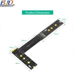 NGFF <span class=keywords><strong>M</strong></span>.<span class=keywords><strong>2</strong></span> <span class=keywords><strong>M</strong></span> إلى المفتاح <span class=keywords><strong>M</strong></span>/B + <span class=keywords><strong>M</strong></span> PCI-E cio 4X من من من من من x من من من من sim M2 NVME بطاقة محول d + كابل FPC مرن نوع R 20 10000 - Product Image 3