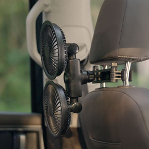 Ventilateur de voiture électrique universel Pluska G14 3000mAh avec double tête de refroidissement pour le siège arrière de la voiture - Product Image 5