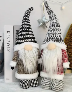 Bảng trang trí trong nhà tay làm cho sang trọng Xmas gnomes giáng sinh trang trí cho ngôi nhà và văn phòng khách sạn Deco