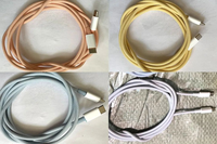 Câble USB-C d'origine 1.5M 120W max Câble tressé coloré type-c pour iPhone 15ProMax