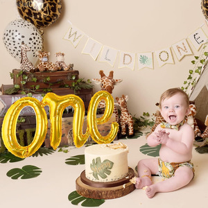 CYmylar Script One <strong>Balloon</strong> Banner 1st Birthday <strong>Balloons</strong> <strong>White</strong> Colour One Cursive Letter Baby Shower Foil <strong>Balloons</strong> - Product Image 3