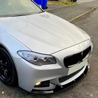 Pour BMW Série 5 F11 M Sport 2011-2017 : Lame de pare-chocs avant, spoiler, garniture de phare antibrouillard, modification de tuning extérieur