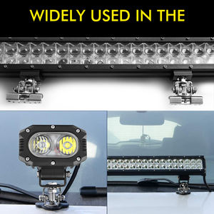 Auto parte de aço Inoxidável Capô Levou Trabalho barra de <span class=keywords><strong>Luz</strong></span> Suporte de Montagem Braçadeira Titular Para 4x4 Offroad SUV Boat Truck <span class=keywords><strong>Car</strong></span> Universal - Product Image 6