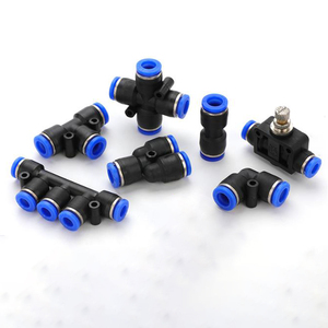 Pnömatik hızlı bağlantı PU düz PG PEG PW değişken çap PE PY üç yollu gaz borusu hızlı Insert 4 6 8 10-8mm - Product Image 2