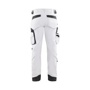BLAKLADER - 108916451098D92 Pantalones de pintor elásticos de 4 vías Blanco/Gris oscuro-PANTALONES DE TRABAJO EAN 7330509743843 - Product Image 2