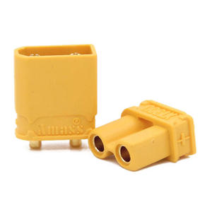 Conectores Amass XT30U-F/M EV al por mayor, conector de batería de litio, enchufe de motor chapado en cobre y oro, macho y hembra, eléctrico - Product Image 1