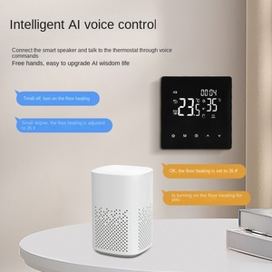 Intelligent WiFi Thermostat with <strong>Remote</strong> App <strong>Control</strong> Room Temperature <strong>Programming</strong> Wall-Mounted Design 90V-240V IP20 Protection - Product Image 3