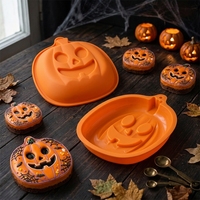 SILIKOLOVE Moule de cuisson personnalisé grande taille pour la cuisine, outils de pâtisserie pour Halloween et Noël, moules à gâteau en silicone platine sans BPA certifiés LFGB