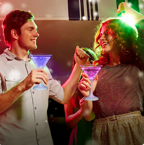 Verre à <span class=keywords><strong>Martini</strong></span> Lumineux Led Activé par l'Eau Led Glowing Champagne Flute Glasses Cup - Product Image 4