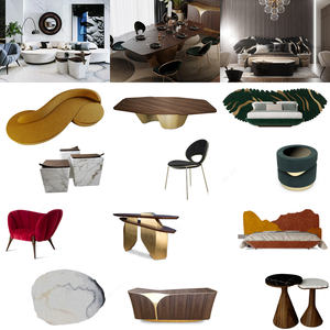 Sofá Curvo Orgánico de Diseño Único y Lujoso, Tapicería de Terciopelo Amarillo Mostaza, Tela Suave Premium, Mueble Artístico Exclusivo - Product Image 1