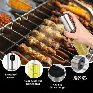 Lot de 5 pulvérisateurs d'huile d'olive en verre pour cuisine, flacons vaporisateurs d'huile pour cuisson et pâtisserie - Product Image 3