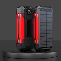Banco de Energía Solar Portátil a Prueba de Agua de 30000mAh, Li-Polímero de Alta Capacidad, Carga Rápida de 15W, Uso en Exteriores, Doble USB Tipo-C, Venta al Por Mayor