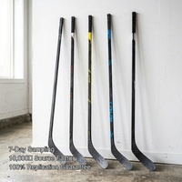 Bâton de hockey sur glace senior 375g en fibre de carbone courbe P92 Performance professionnelle OEM