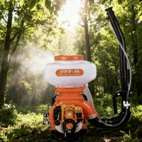 Pulvérisateur à dos à moteur essence 20L, double haute puissance, pour la lutte antiparasitaire et l'agriculture