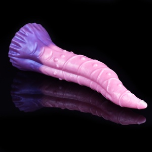 Venta al por mayor: Novedad, consolador anal de fantasía monstruosa rosa con ventosa para mujer, juguetes sexuales. - Product Image 3
