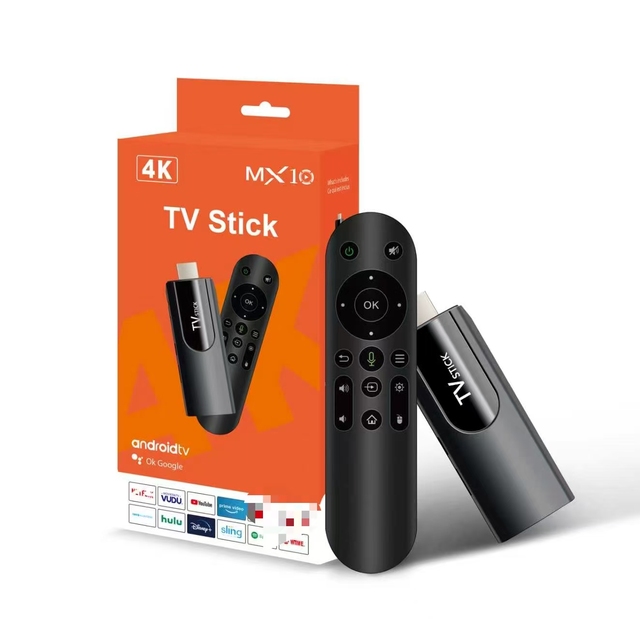 MX10 TV Stick 2GB RAM 16GB ROM Stick Tv 4k Best Android Fire Lite Voice Remote Fire Tv Stick Quad Core 5G Wifi Iptv Box 4k