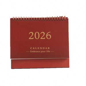 2026 <b>Mini</b> <b>Desk</b> Perpetual Printing Table Calendar with Twin-Wire Binding Promotion & Decoration for Home Office School - Product Image 4