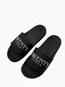 L & J Shoe sandal tali karet 3D kustom desainer baru sandal pantai timbul sandal selop kustom dengan Logo - Product Image 3