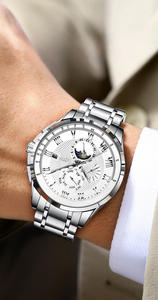 Montre mécanique entièrement automatique pour homme avec affichage lumineux tendance, résistante à l'eau et multifonctionnelle - Product Image 4