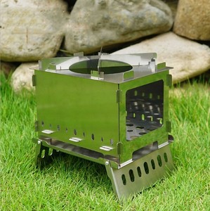 Estufa de Camping Portátil, Cocina de Camping para Exteriores, Resistente al Viento, de Acero Inoxidable, Estufa de Mochila - Product Image 2