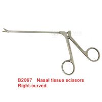 Rhinoplastie chirurgicale durable Ciseaux nasaux incurvés Dissection des tissus nasaux Chirurgie nasale