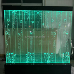Pared de Burbujas de Agua LED <span class=keywords><strong>3D</strong></span> Controlada por Programa de 150 cm de Alto x 500 cm de Ancho para Hogar, Oficina, KTV, Restaurante, Bar, Eventos - Product Image 1