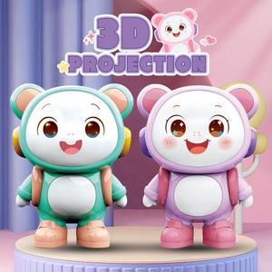 Machine à histoires de projection 3D, jouet intelligent multifonctionnel, poupée électrique chantante et dansante, machine <span class=keywords><strong>d</strong></span>'apprentissage des histoires avec lumière et musique - Product Image 2