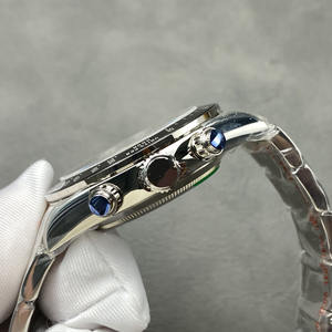 นาฬิกาโครโนกราฟสปอร์ตเหล็ก 904L ระบบไขลานอัตโนมัติ หน้าปัดย่อยสามหน้าปัด กระจกแซฟไฟร์ หรูหรา หน้าปัดใหญ่ ผลิตในประเทศจีน - Product Image 3