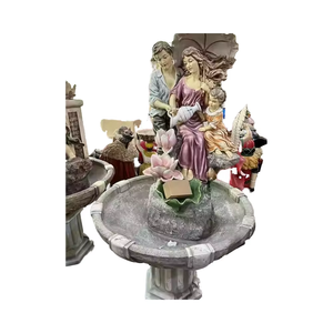 Древняя греческая аниме парочка из смолы ремесла для отеля семейный фонтан бассейн Украшение для любви муж жена семья - Product Image 6