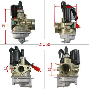 คาร์บูเรเตอร์แต่ง 18 มม. สำหรับรถมอเตอร์ไซค์ฮอนด้า ดิโอ 50 ZX50 2 จังหวะ อัพเกรด AF34 AF35 SA50 SK50 รถวิบาก ATV 50 ซีซี เพิ่มประสิทธิภาพ - Product Image 2