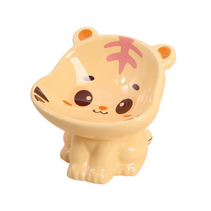 Tazón de Cerámica para Mascotas Master Gu, con Patas Altas, Anti-Manchas Negras, para Agua y Comida de Perros y Gatos - Product Image 3