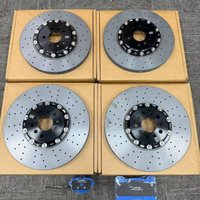 Maßgefertigte Rennbremsscheiben aus Langfaser-Kohlenstoff-Keramik CCB Vollgröße 380-440MM Rotor für Dodge Charger Challenger Ram Civic Mazda VW